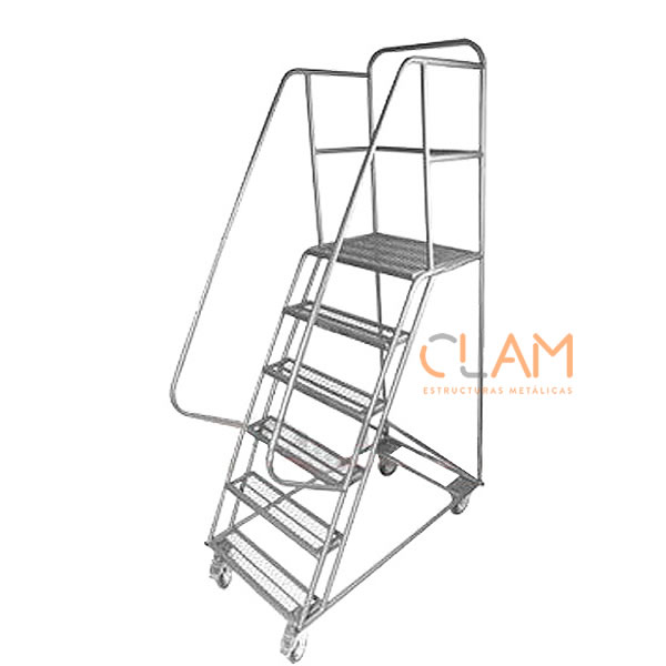 Escalera tipo avión 1,5 m a la plataforma - Vista 1