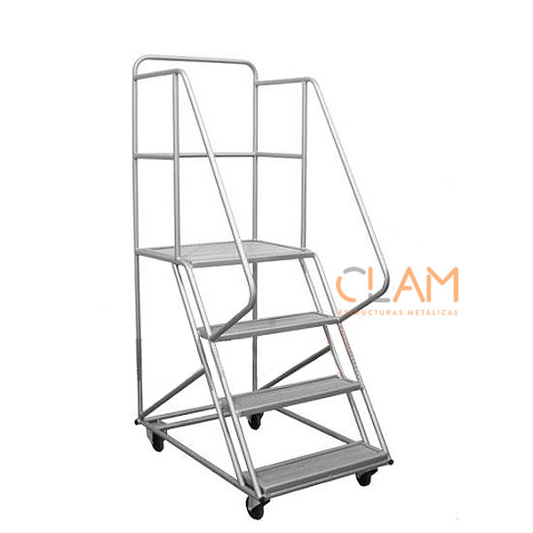 Escalera tipo avión 1,0 m Chile con memoria de cálculo - Vista 2 fabricación nacional con memoria de cálculo