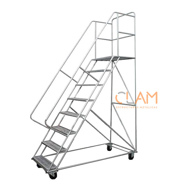 Escalera tipo avión 2,0 m a la plataforma - Vista 1